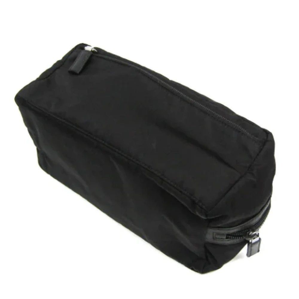 Prada Vintage Pre-owned Leather prada-bags Black Dames