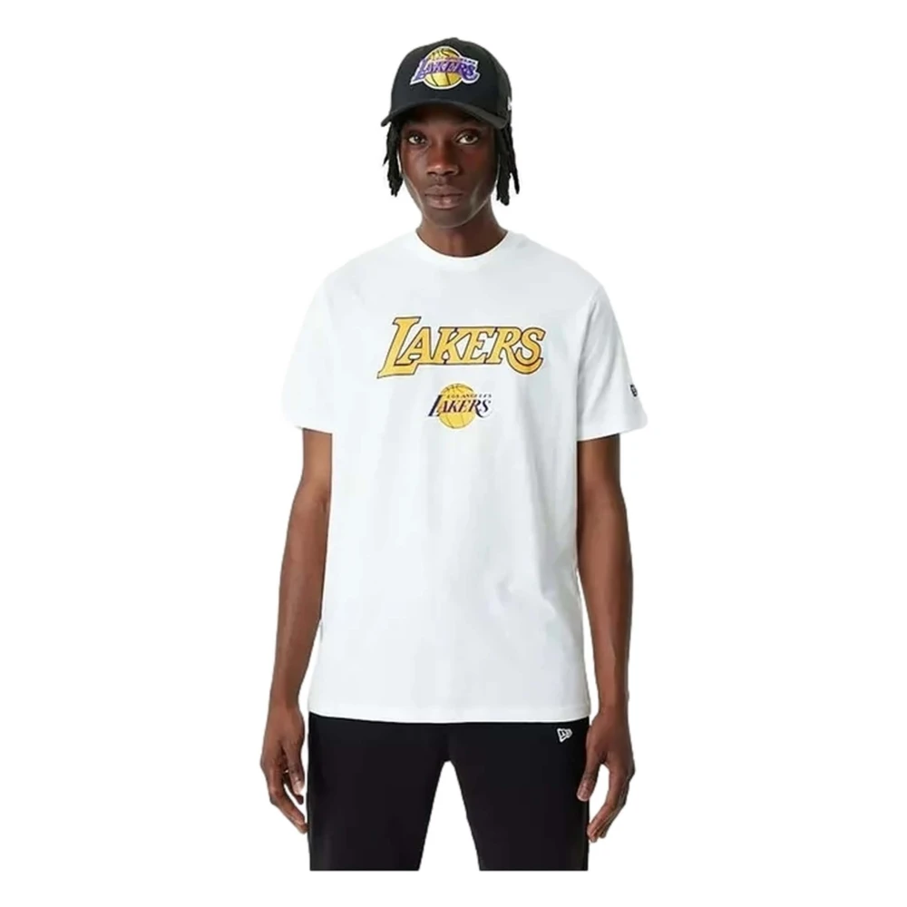 New era NBA Team Logo T-shirt White Heren