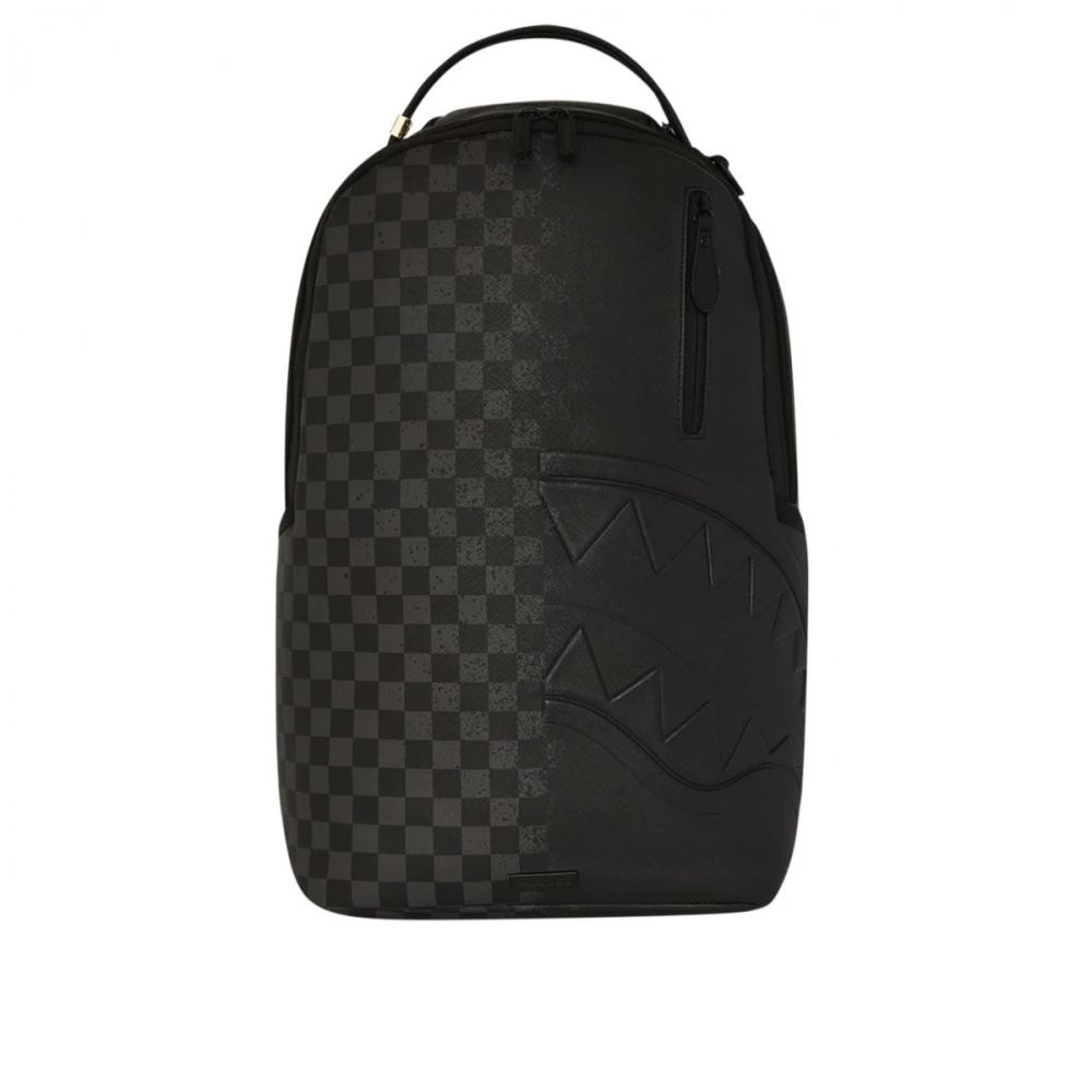 Sprayground Half Spritz Rugzak Zwart Grijs Ruit Black Heren