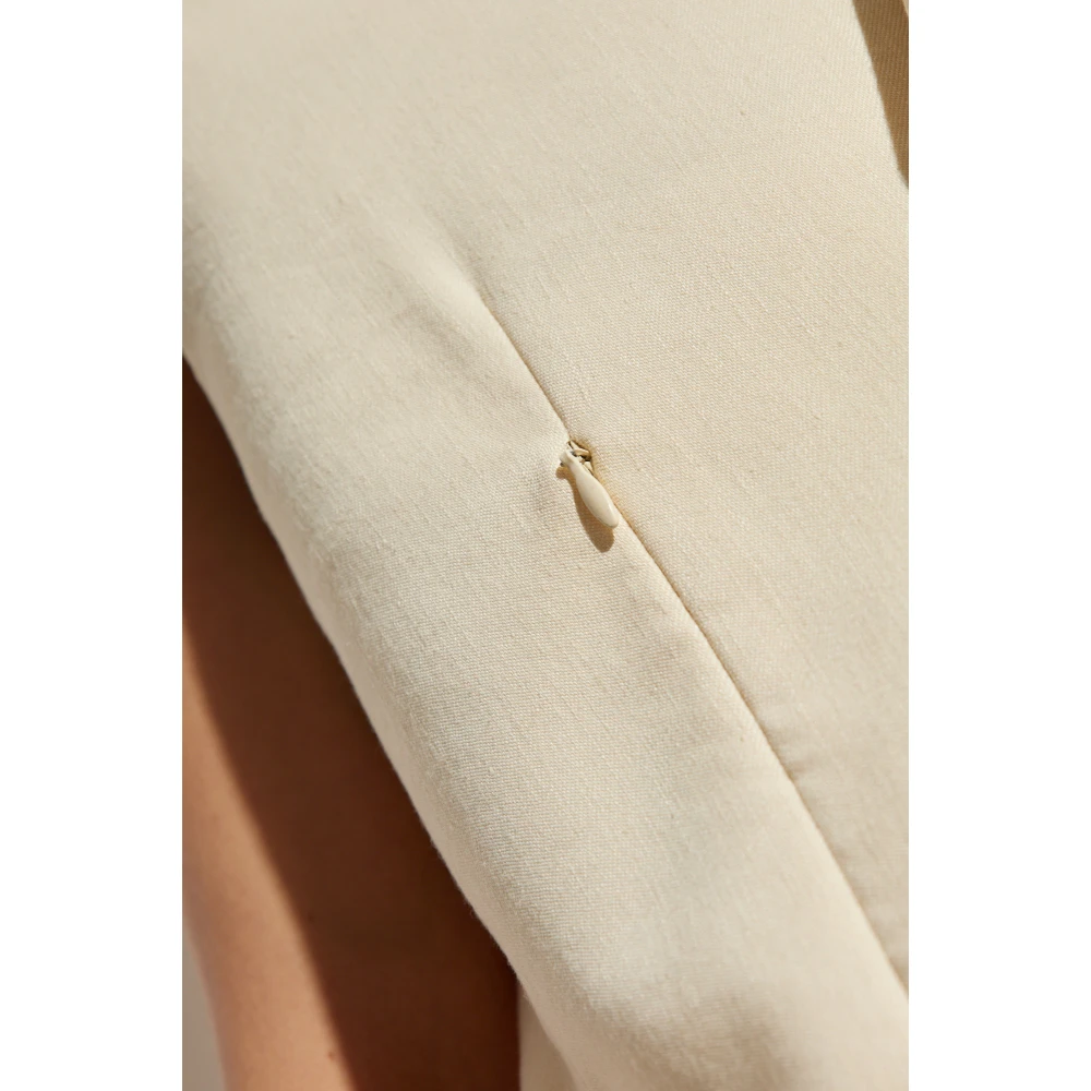 Helmut Lang Linnen vest Beige Dames