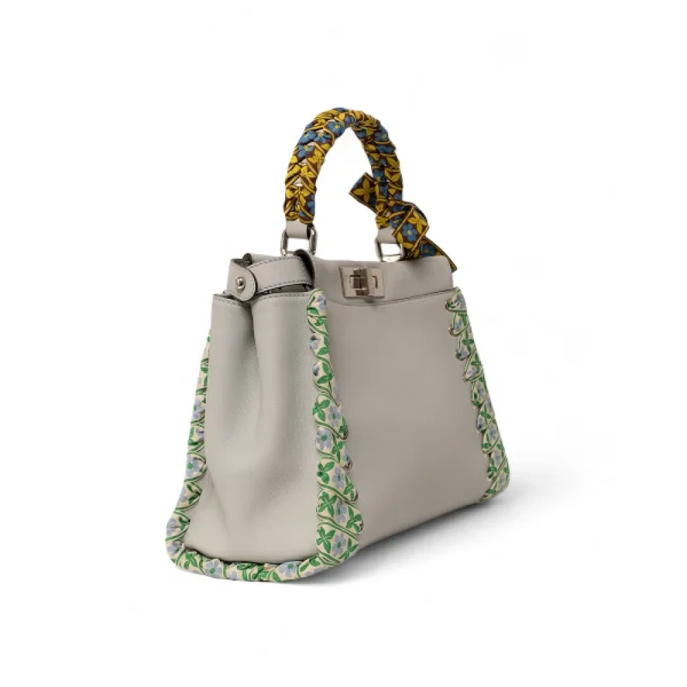 Fendi Vintage Pre-owned Canvas handbags Beige Dames
