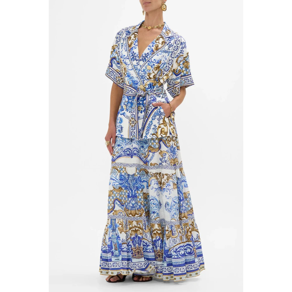 Camilla Kortemouwjas Azul Adventures Blue Dames