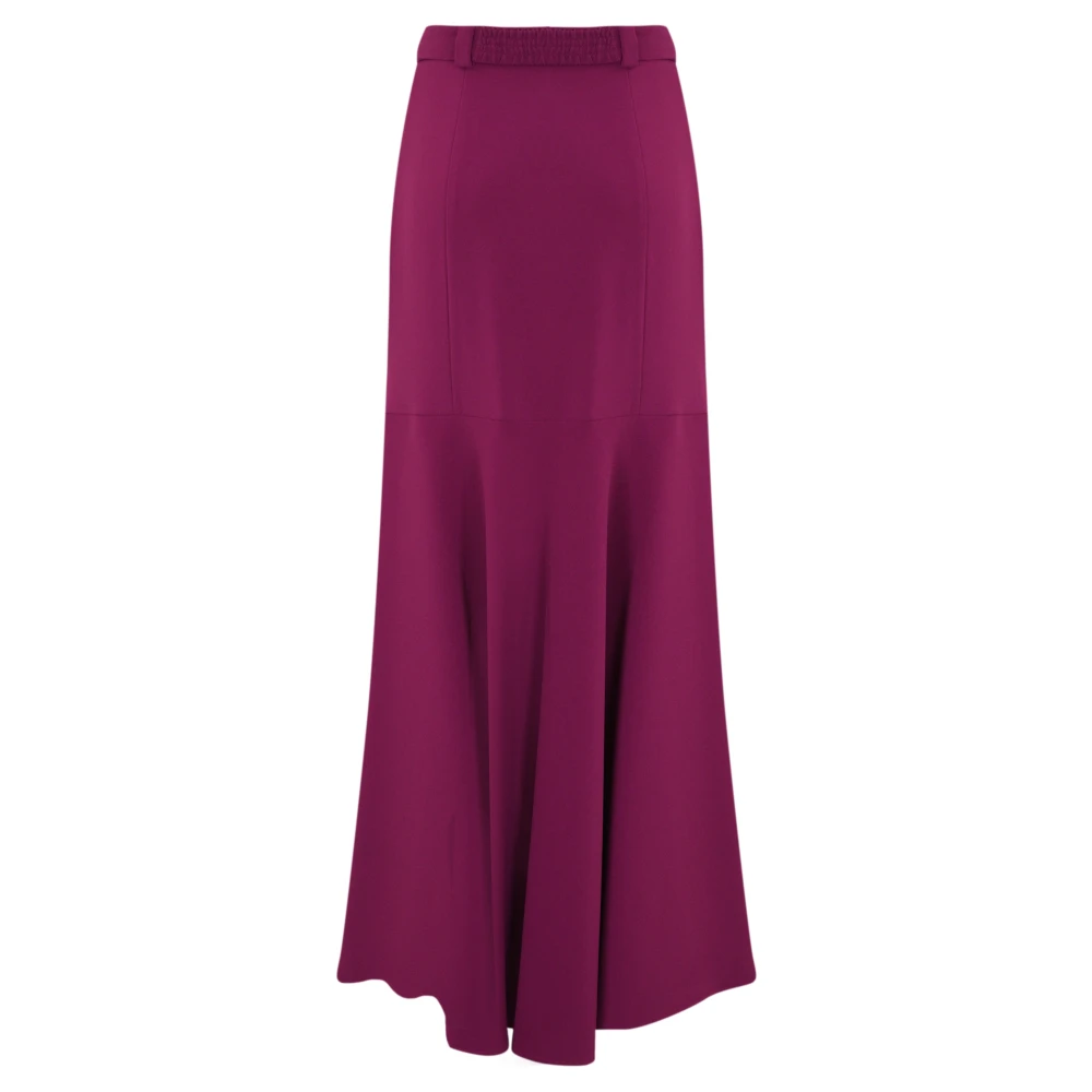 Twinset Geplooide Uitlopende Rok Purple Dames