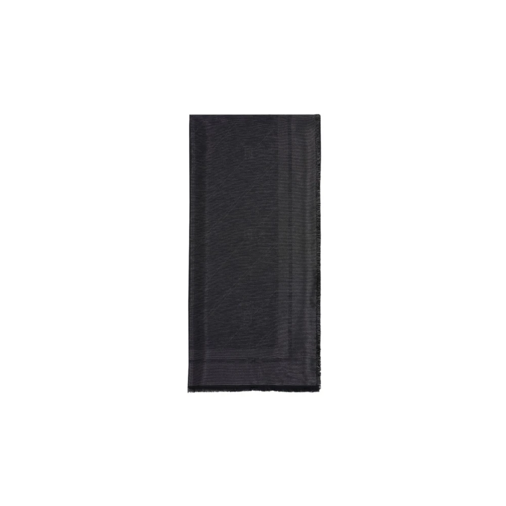 Elisabetta Franchi Chic Scarf Black Dames