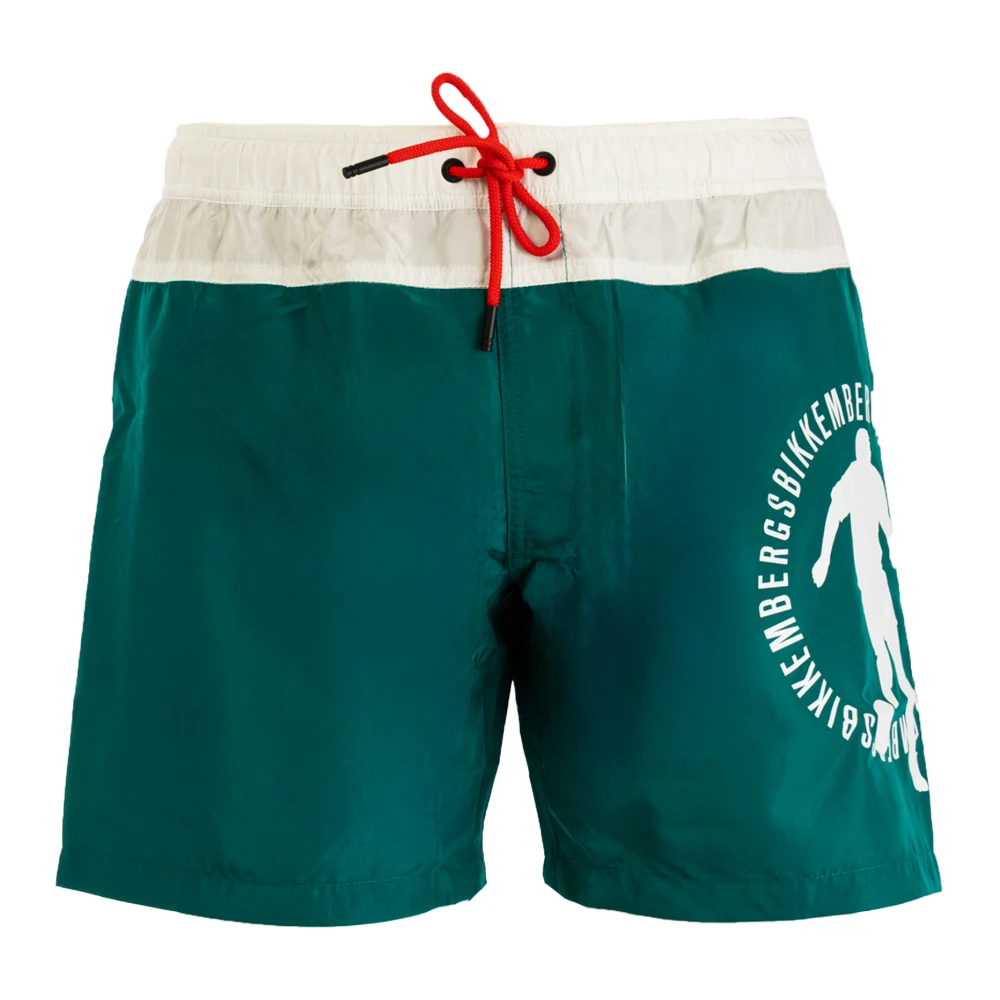 Bikkembergs Heren Boardshorts voor zomerse stijl Green Heren