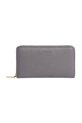 Metallic Soft Large Zip Wallet