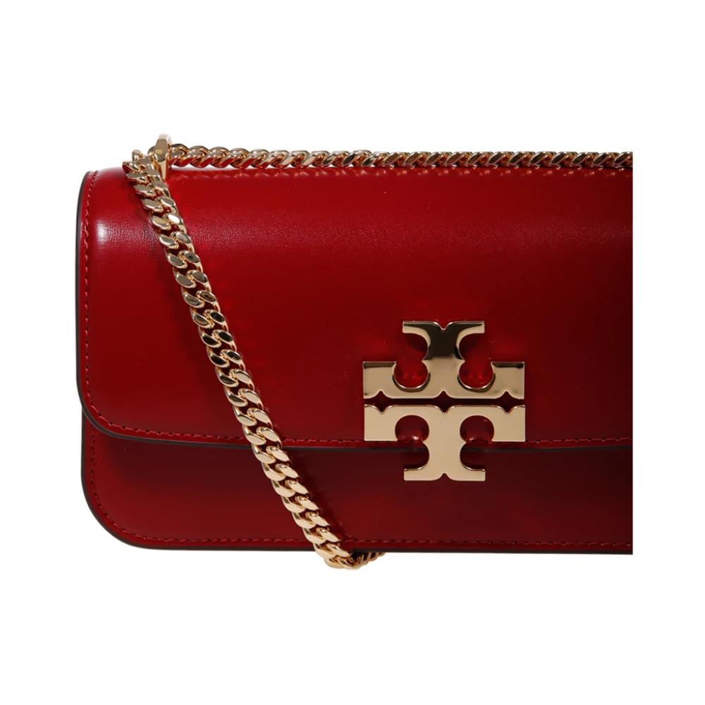 TORY BURCH Omkeerbare schoudertas in robijnrood Red Dames