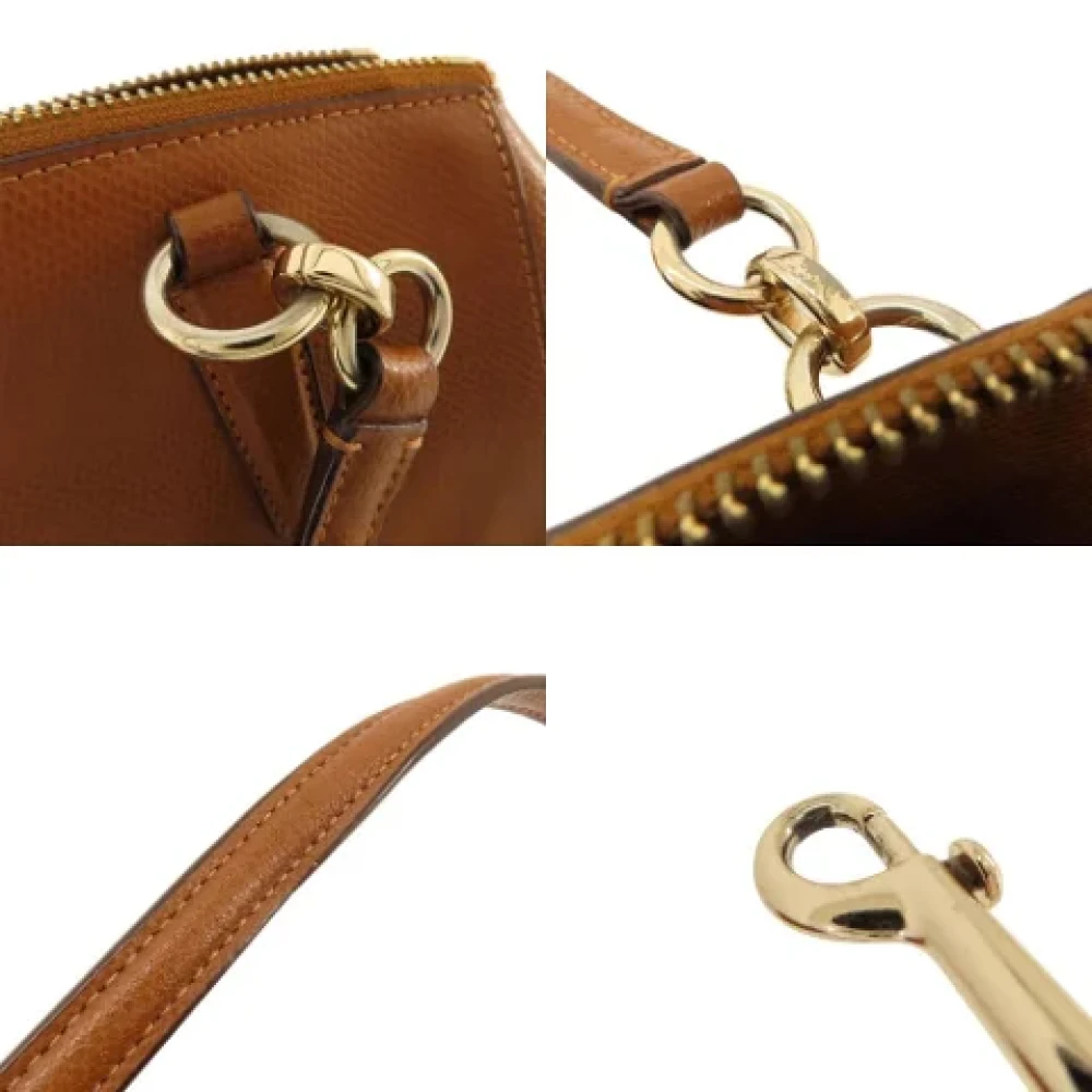 Coach Pre-owned Leather shoulder-bags Brown Dames