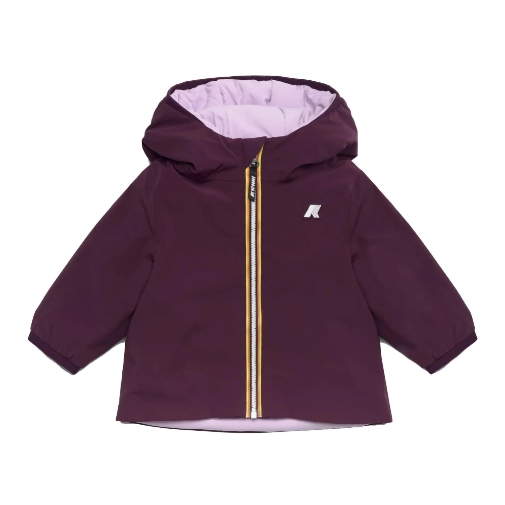 K-Way Vändbar Dunjacka för Barn Purple, Unisex