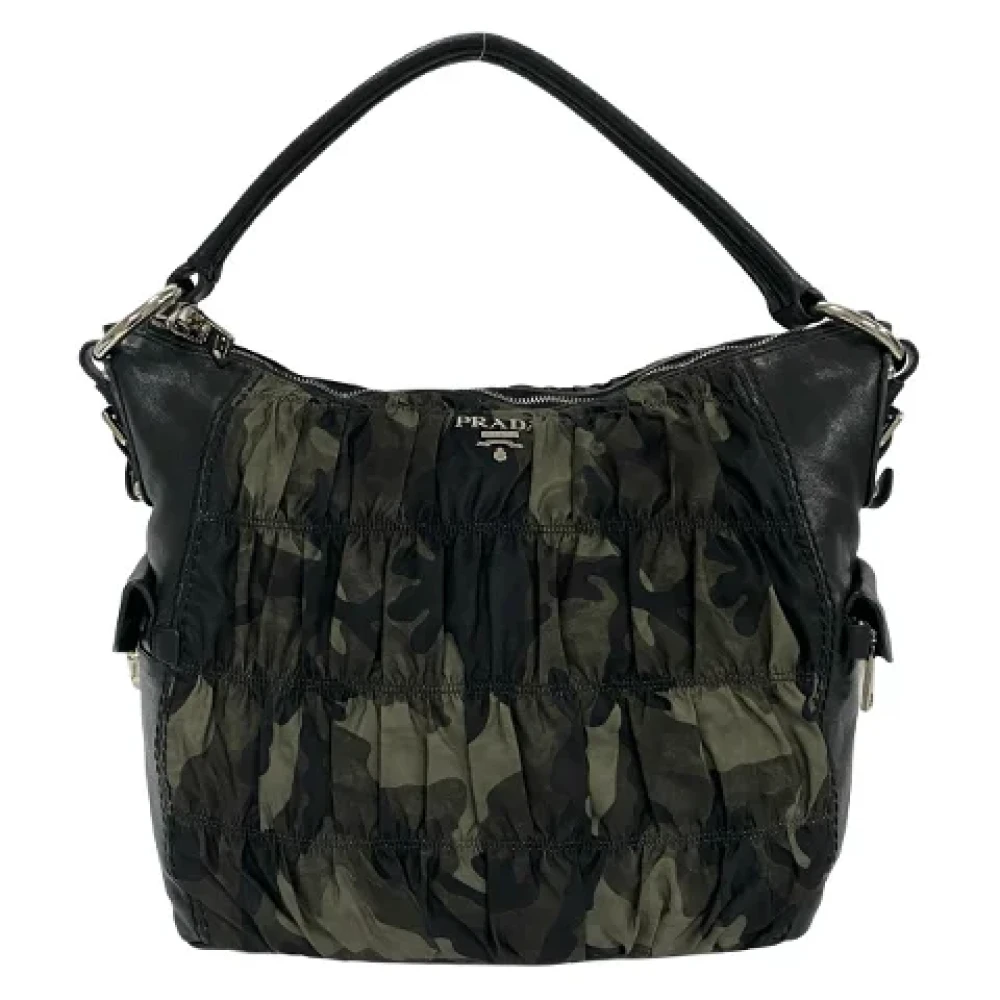 Prada Vintage Pre-owned Canvas totes Black Dames
