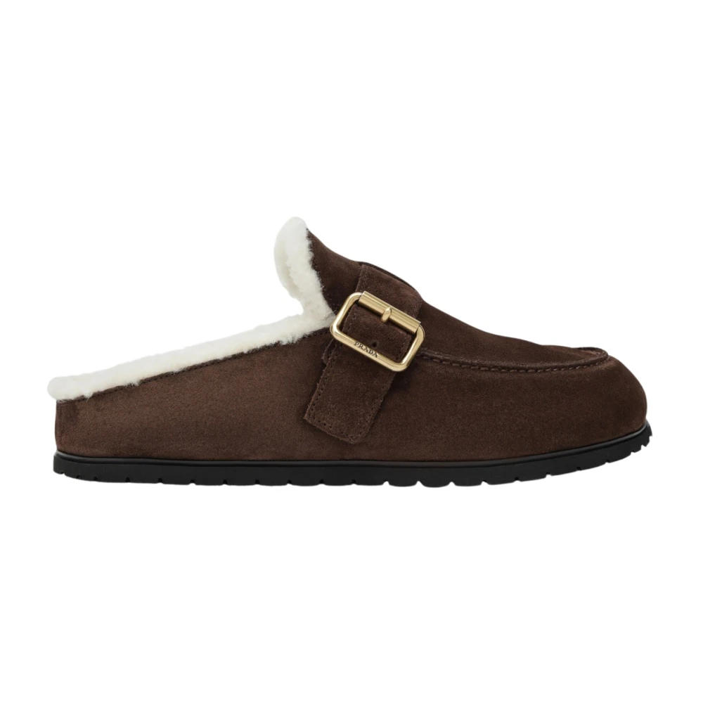 Prada Brown Sabot - Female - Mules - 6 Uk - Shoes