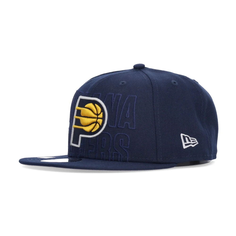 New era Indiana Pacers Platte Klep Snapback Pet Blue Unisex