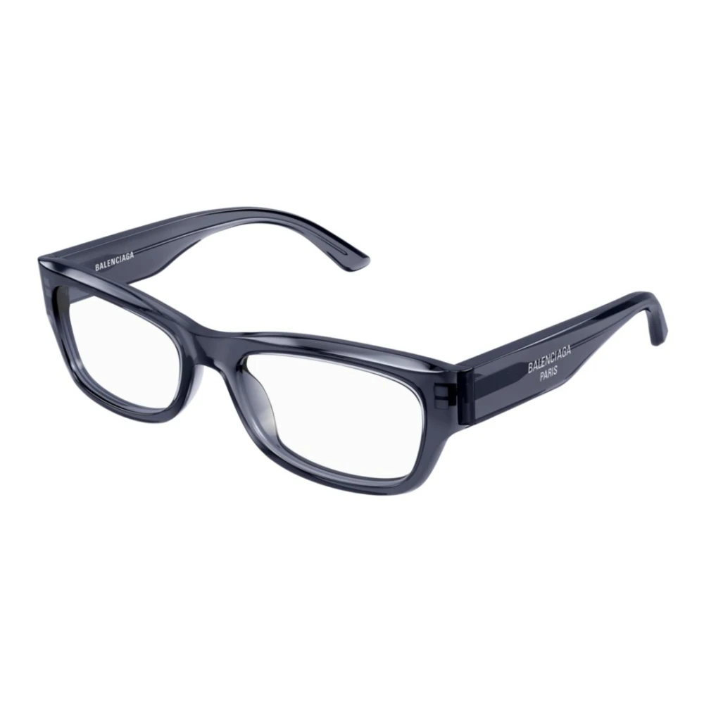 Balenciaga Unisex Gray Glasses, 55 Mm, Rectangular Glasses
