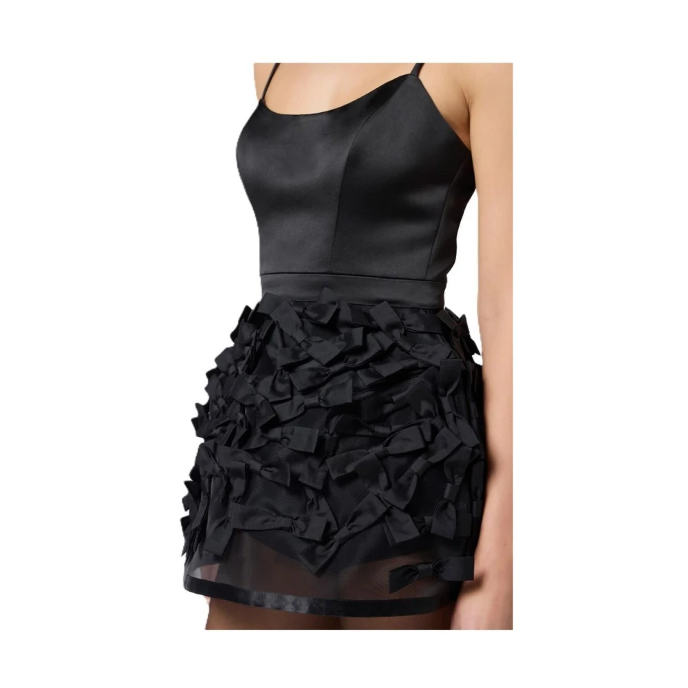 Elisabetta Franchi Polyester Jurken Black Dames