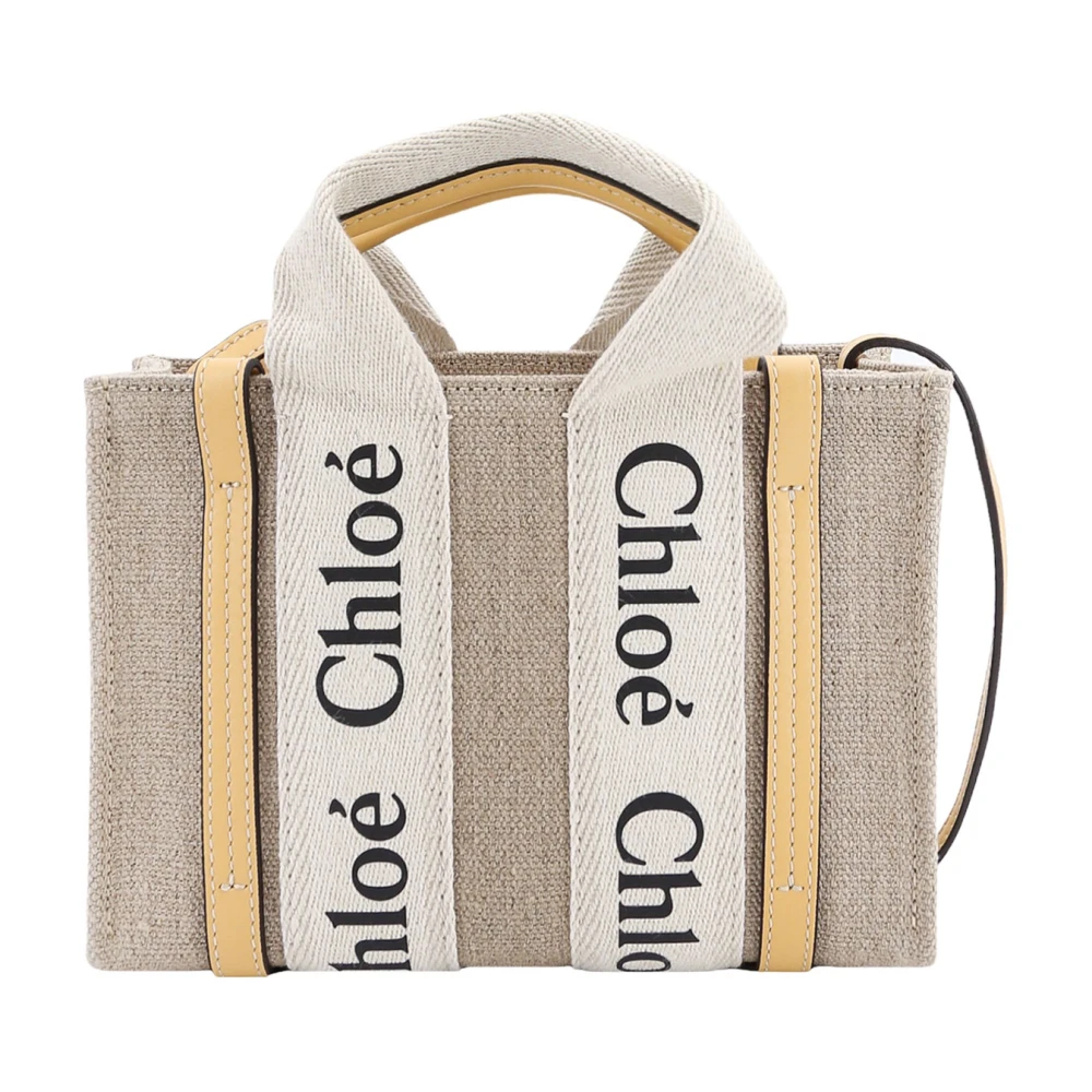 Chloé Beige Leren Schoudertas Beige Dames