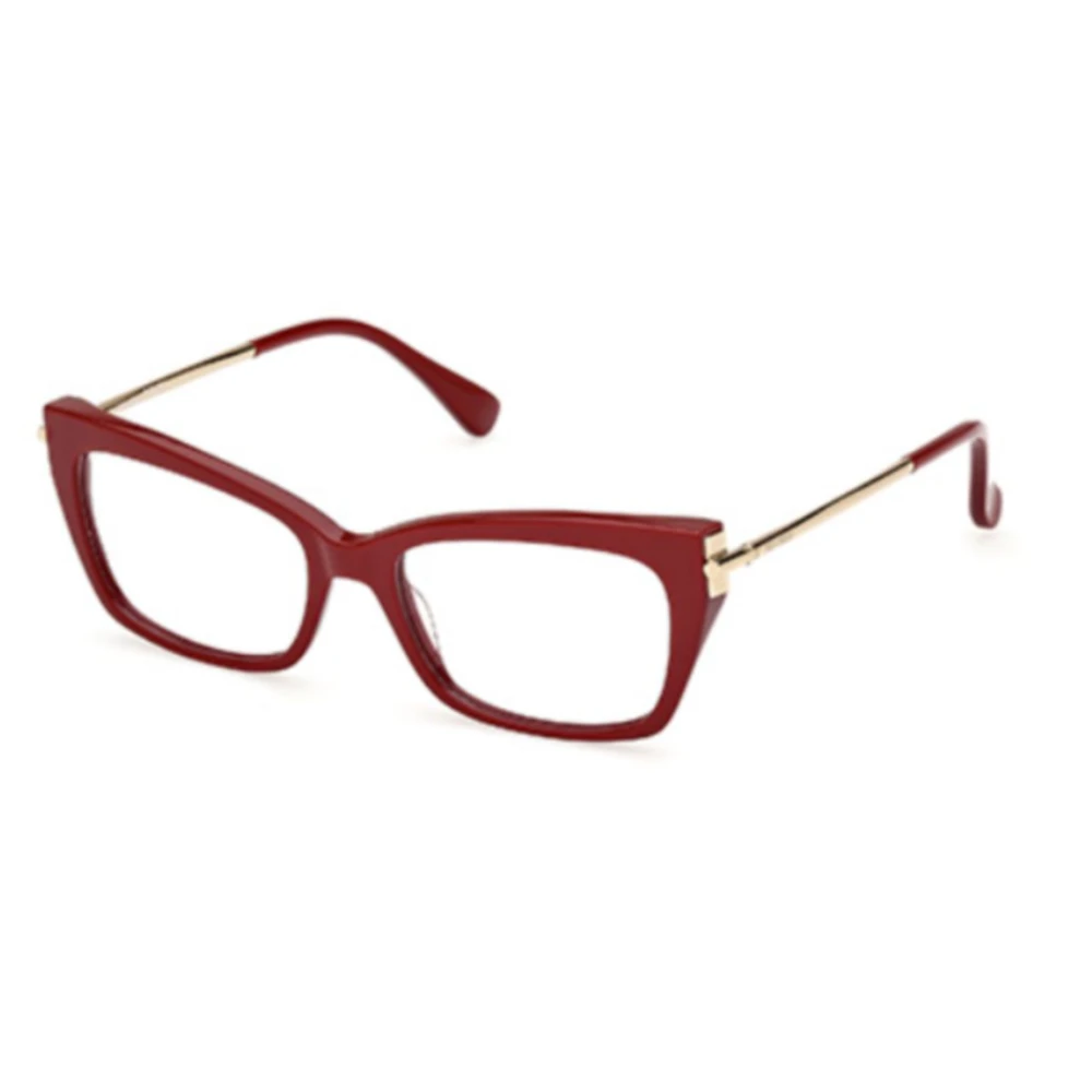 Max Mara Red Glasses, Unisex, 53 Mm, Mm5137 Cat Eye Frame