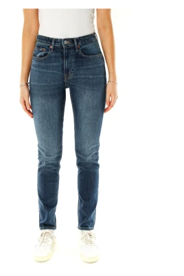 Slim Fit Mid Waist Jeans