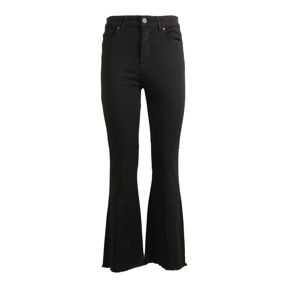 Federica Tosi Klassieke Denim Jeans Black Dames