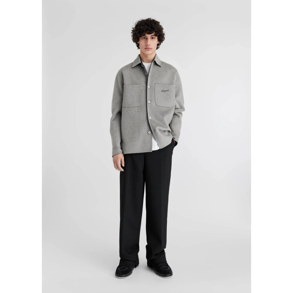 Axel Arigato Index Overshirt Gray Heren