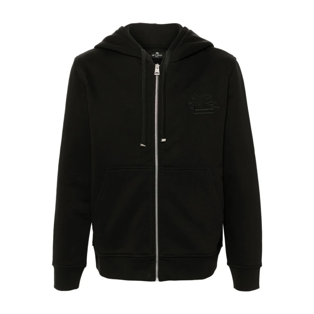 ETRO Zwarte Truien voor Mannen Black Heren