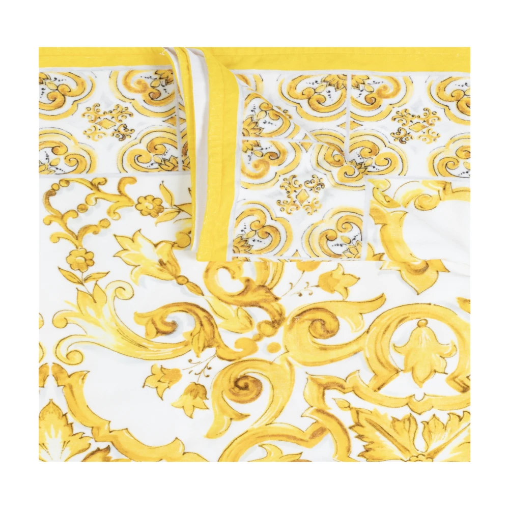 Dolce & Gabbana Badhanddoek Yellow Dames