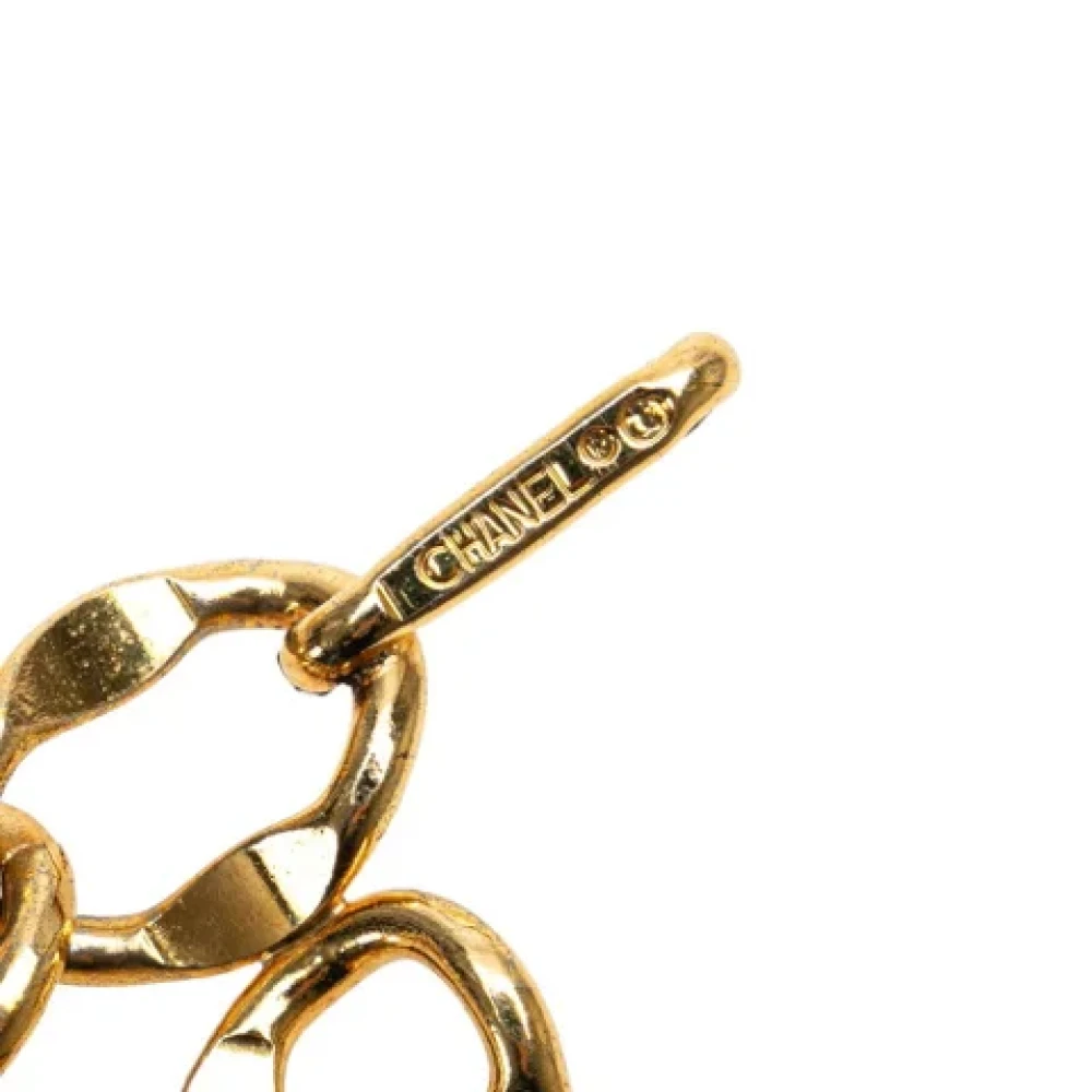 Chanel Vintage Pre-owned Metal belts Yellow Dames