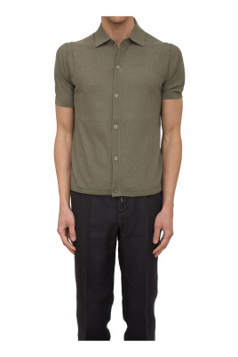 green-knit-shirt