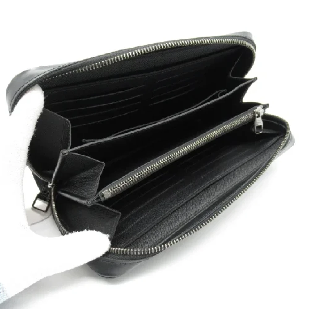 Louis Vuitton Vintage Pre-owned Leather wallets Black Dames