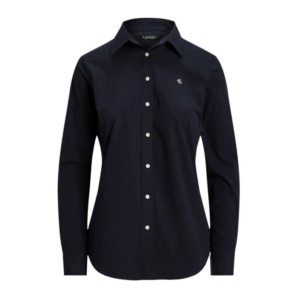 Ralph Lauren Vrouw Blauw Overhemden Dames, S, Katoen, 100% Katoen