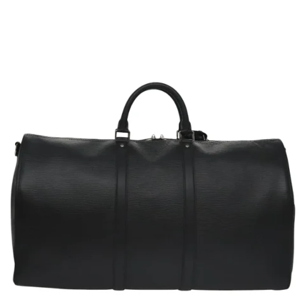 Louis Vuitton Vintage Pre-owned Leather travel-bags Black Dames