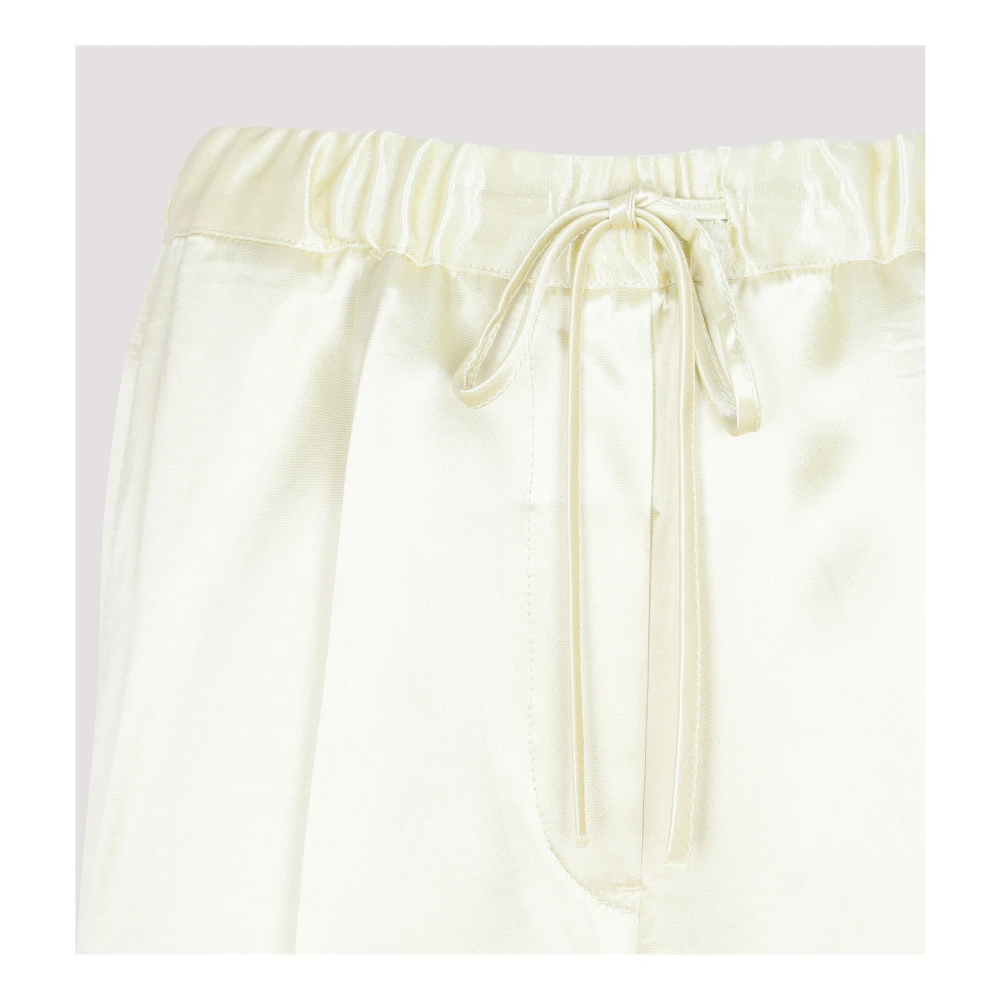Jil Sander Groene Broek Beige Dames
