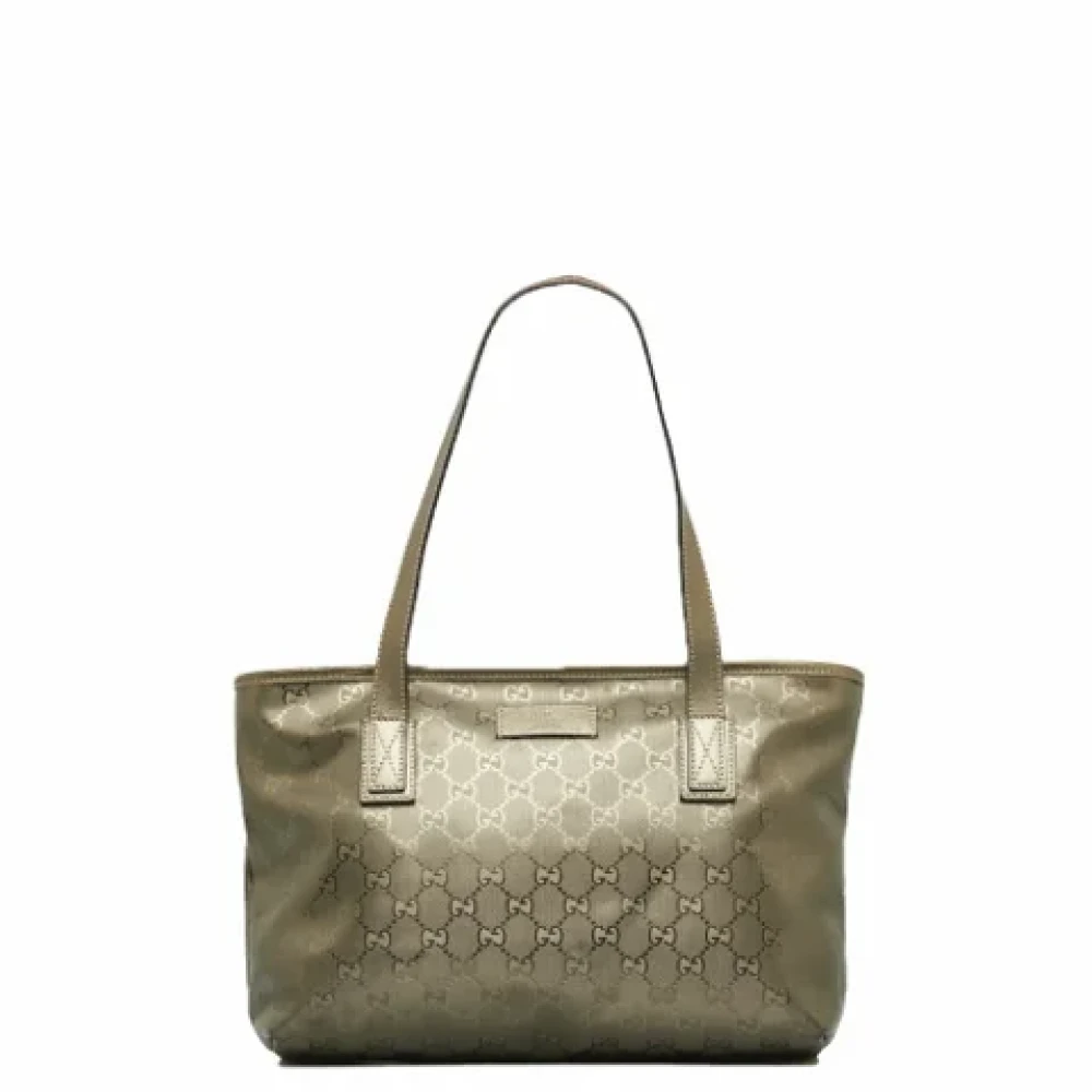 Gucci Vintage Pre-owned Canvas gucci-bags Groen Dames