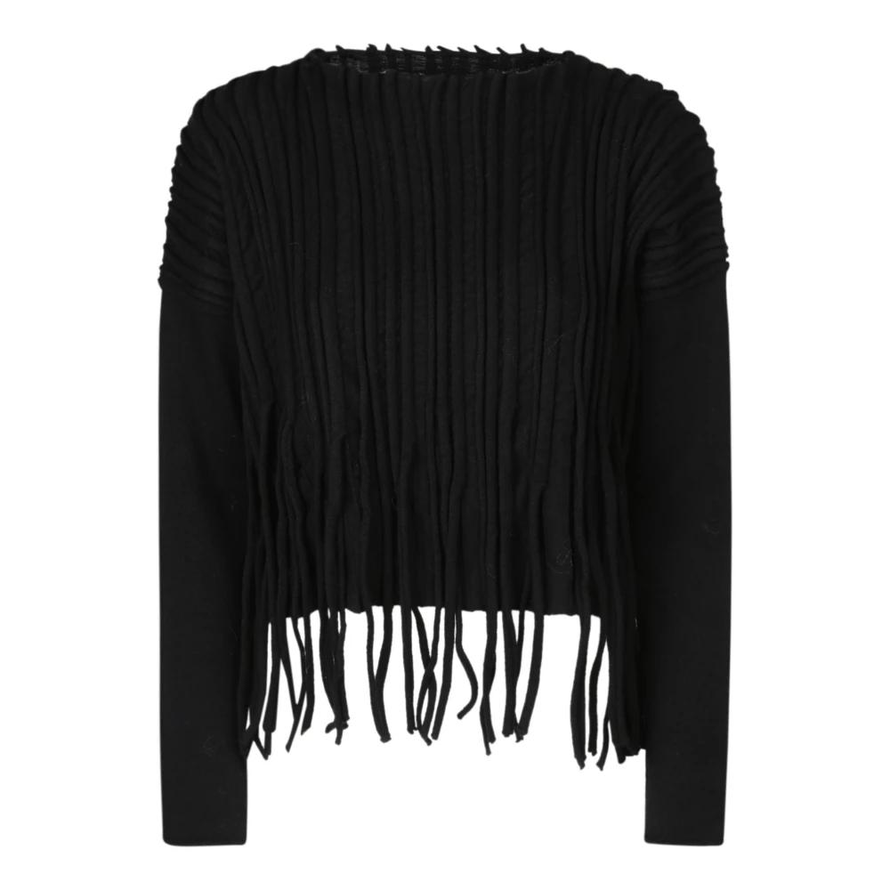Liviana Conti Trui met franjes Black Dames