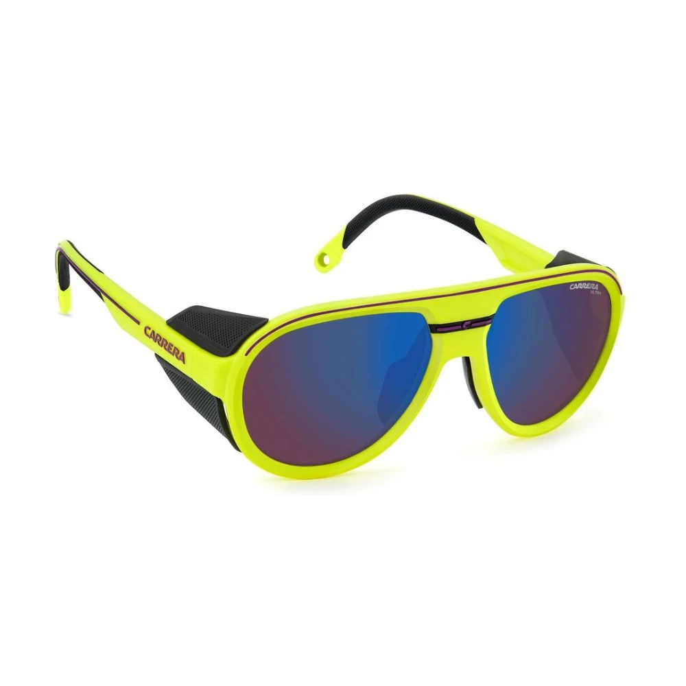 Carrera Men's Yellow Sunglasses, 57 Mm, Sporty Black Sunglasses