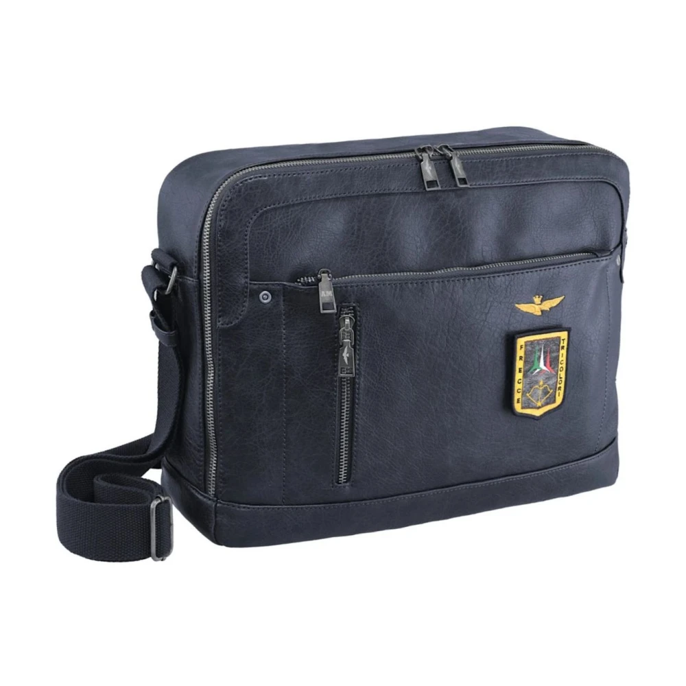 Aeronautica militare Heren Schoudertas Blue Heren