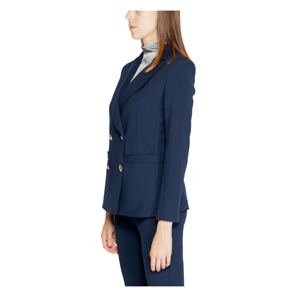 RINASCIMENTO Elegante Herfst Winter Blazer Blue Dames