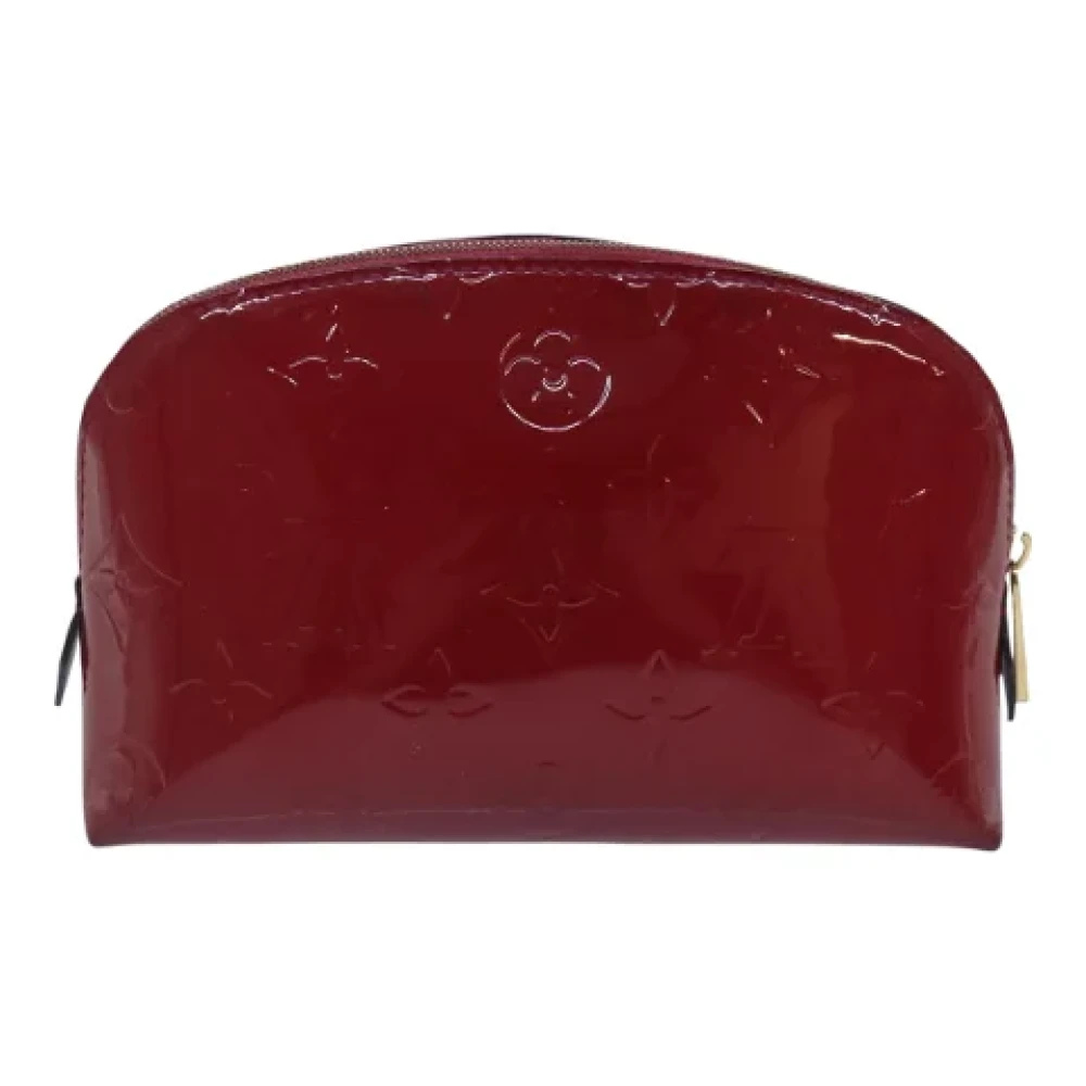 Louis Vuitton Vintage Pre-owned Leather pouches Red Dames