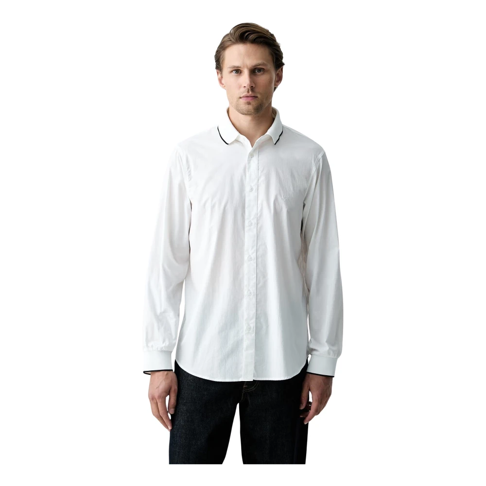 Armani Exchange Uomo Bianco Magliette, S, New, - Immagine 1