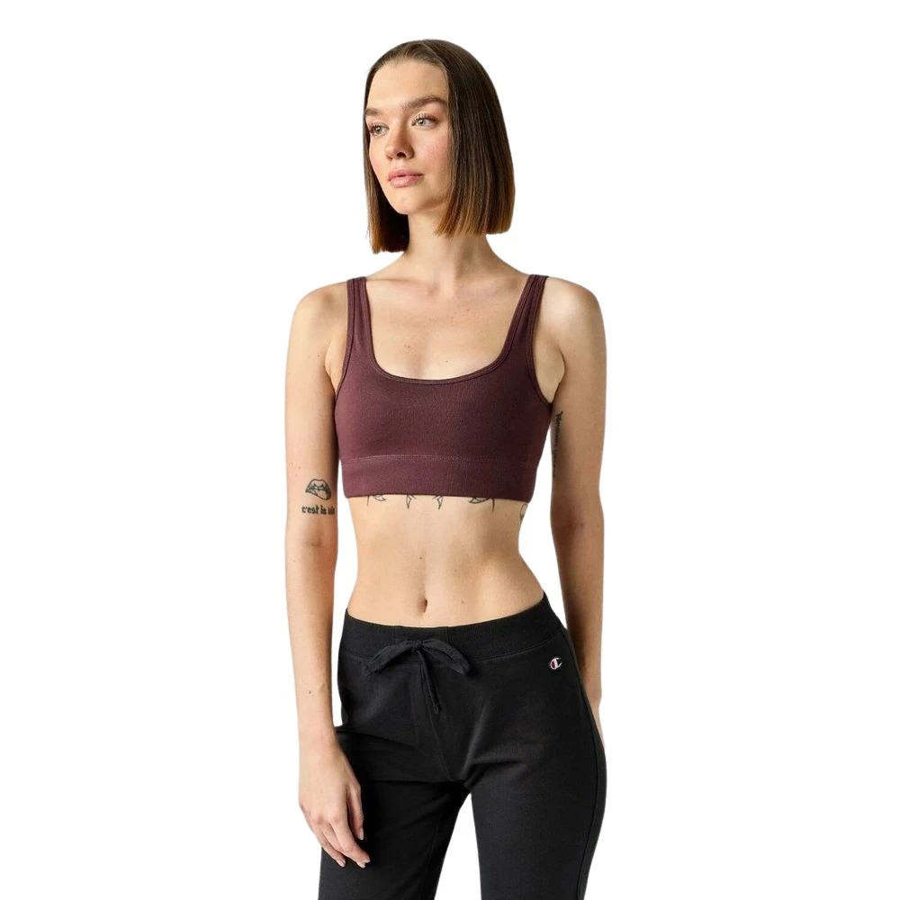 Champion Vrouw Bruin Fitness Dames, S, Katoen, Sport Bh