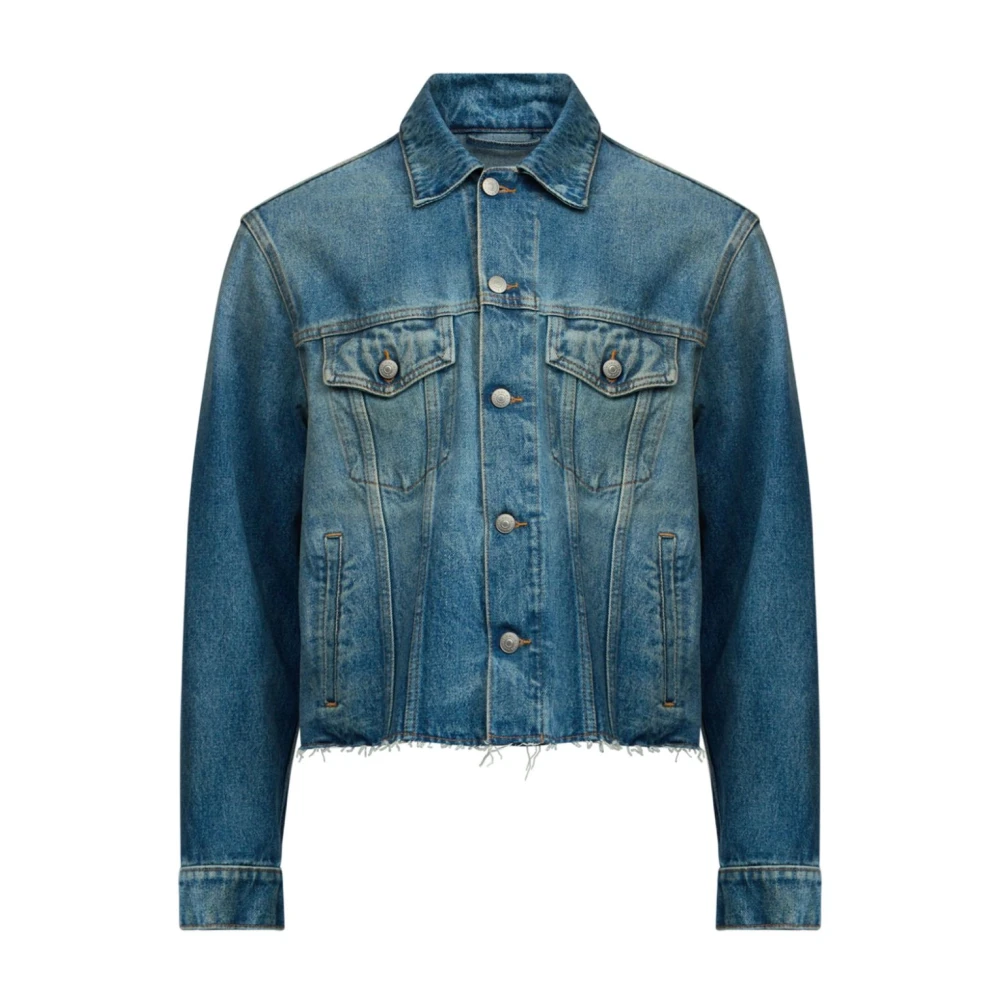 MM6 Maison Margiela Denim Jassen voor Vrouwen Blue Heren