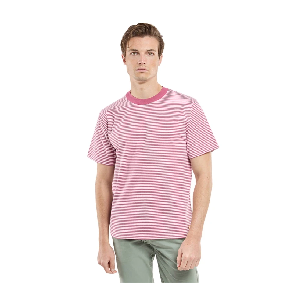 Armor-Lux Korte mouw T-shirt in stijl 59643 Red Heren