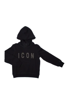 Studded Icon Hoodie för tjejer
