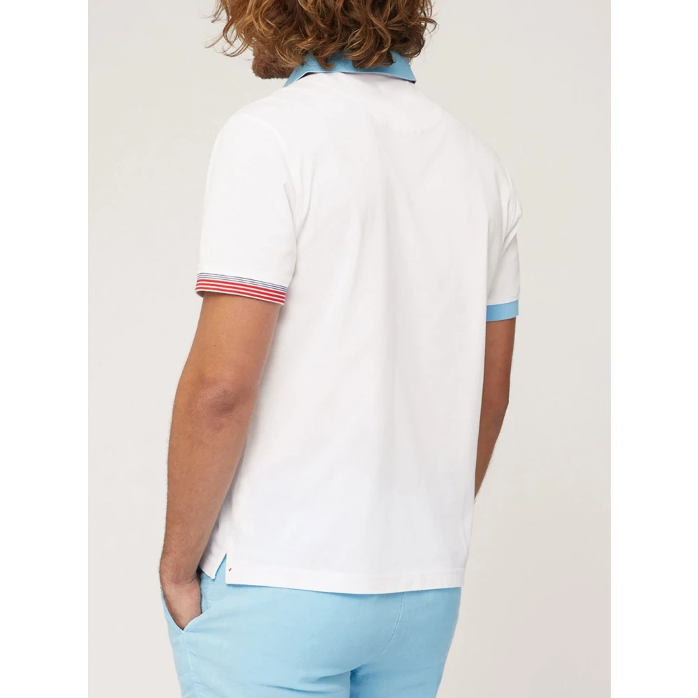 Harmont & Blaine Witte Katoenen Poloshirt White Heren
