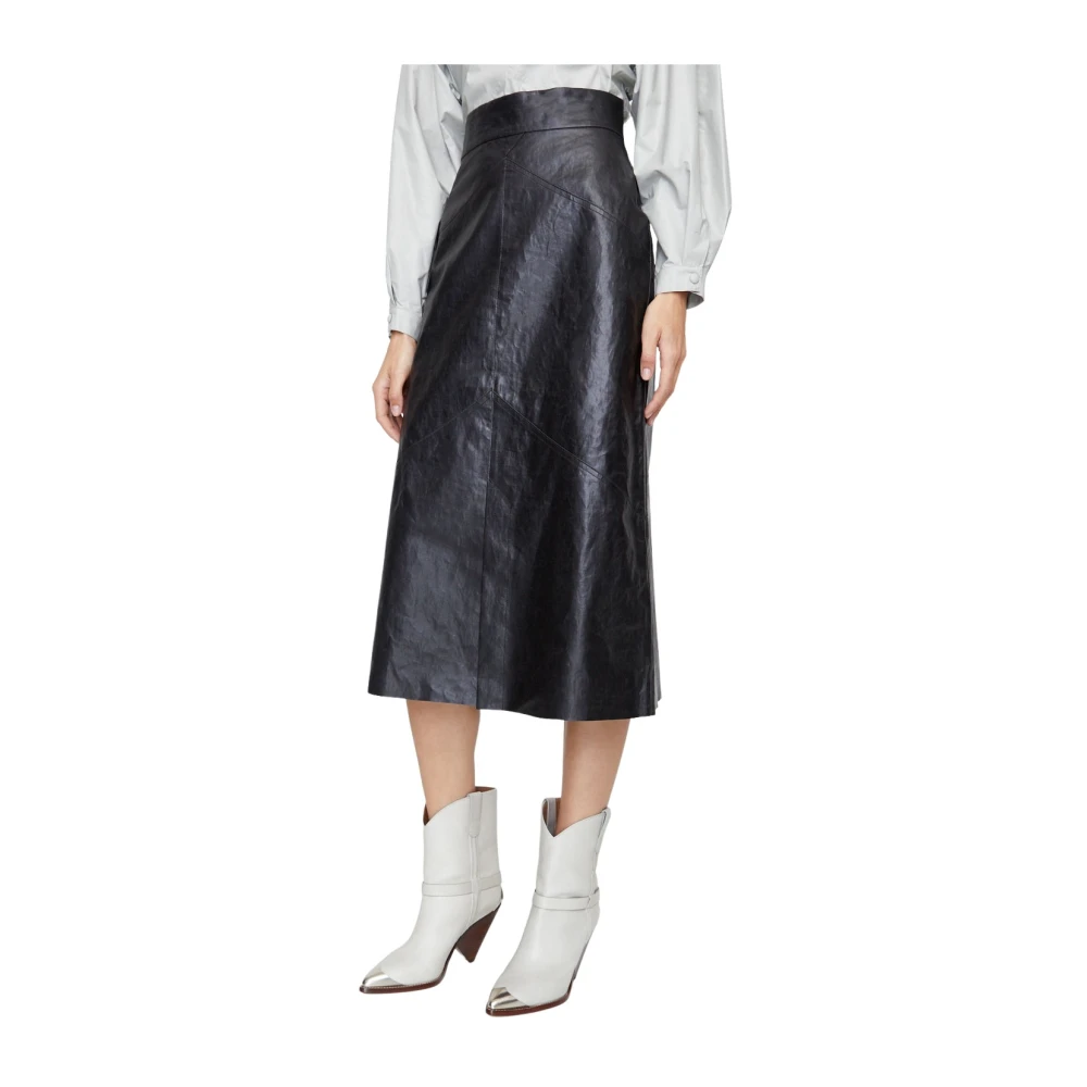 Isabel marant Zwarte Faded Domiae Rok Black Dames