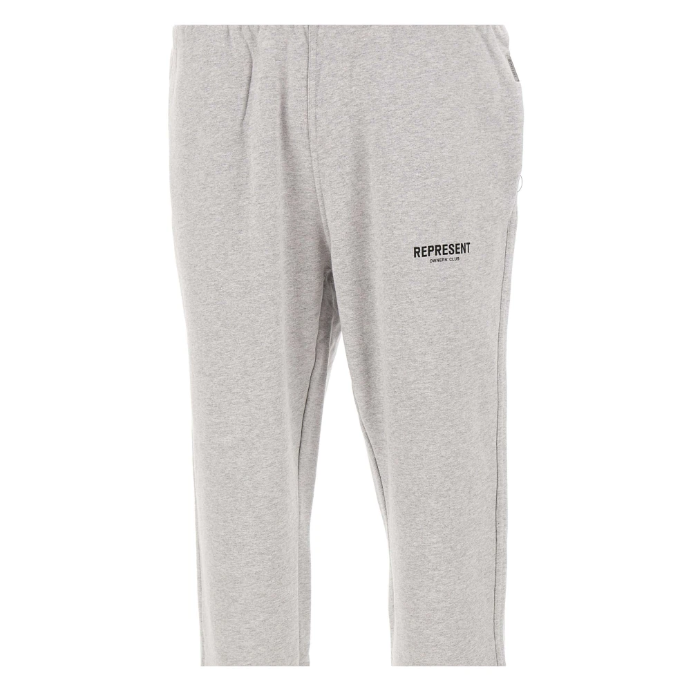 Represent Grijze katoenen jogger met elastische taille Gray Heren