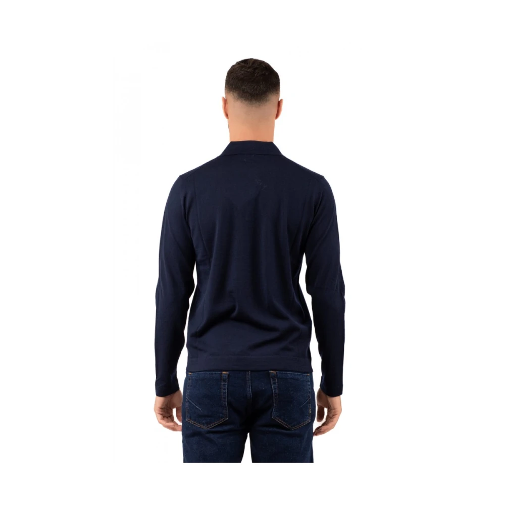 Hindustrie Heren Polo Shirt Blue Heren