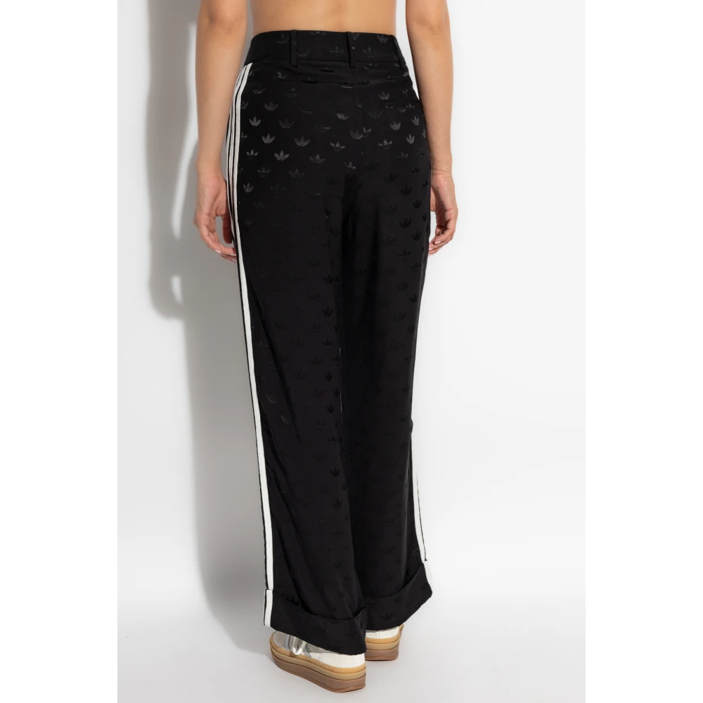adidas Originals Broek met monogram Black Dames
