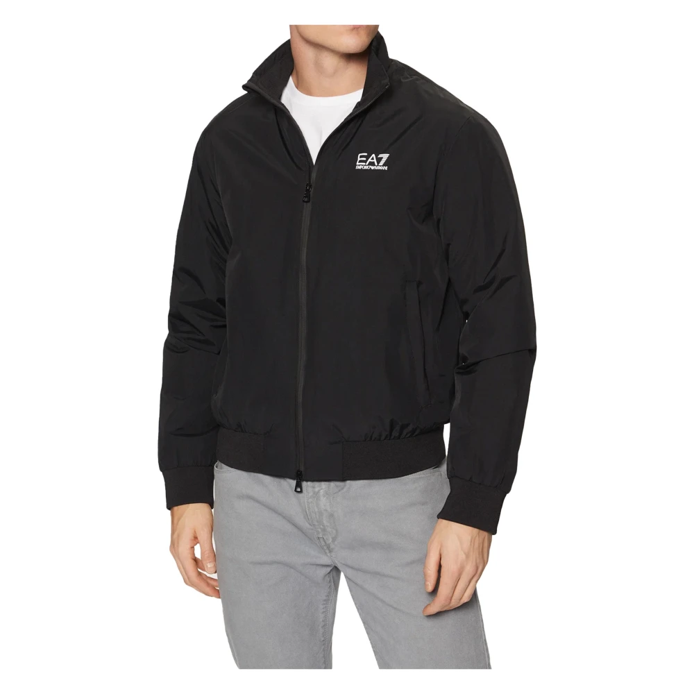 Emporio Armani Ea7 Herren Schwarz Sweatshirts & Hoodies, K, Xlgröße: