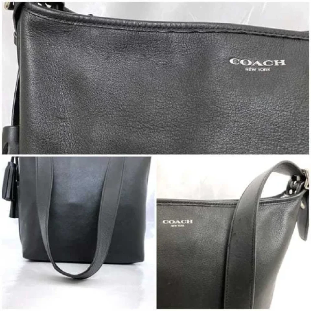 Coach Pre-owned Leather shoulder-bags Black Dames