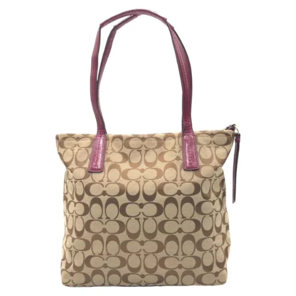 Coach Pre-owned Canvas totes Brown Dames